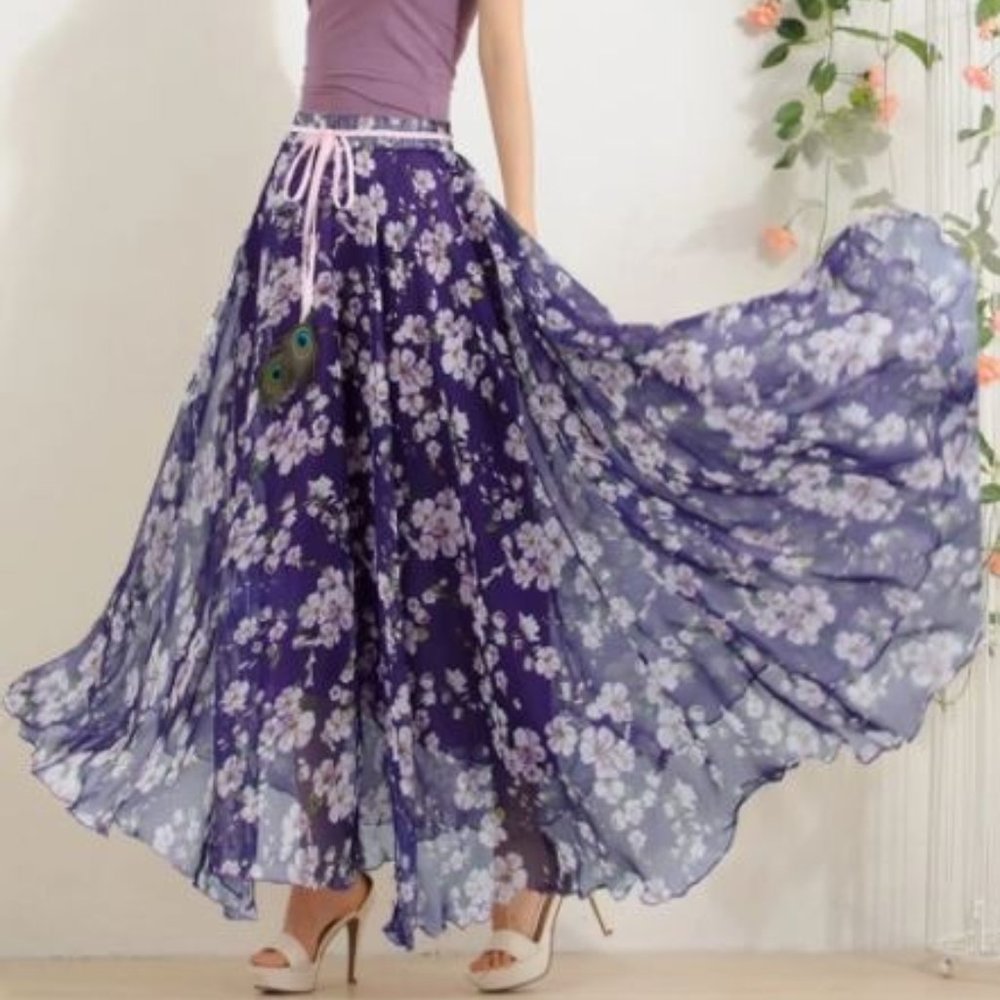 Chiffon Full Skirt